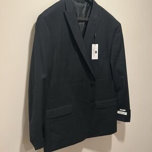 Michael Strahan Black Suit Jacket Classic Tailored Design